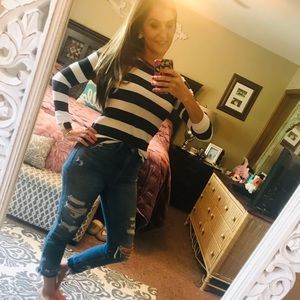 Billabong Long Sleeve Thermal Shirt Black White